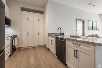 Kitchen with sink